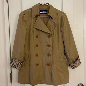 Vintage Burberry London Nova Check Trench Coat Authenticated - Size S
